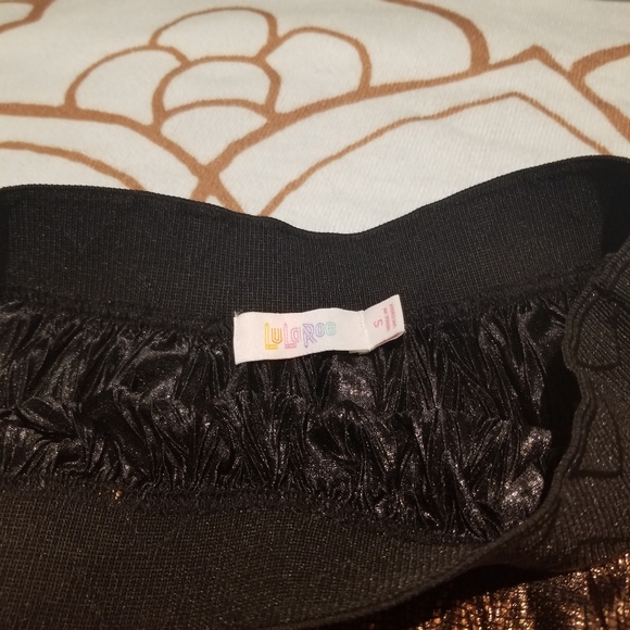 NWOT LuLaRoe Metallic Jill Skirt - Picture 8 of 9